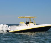 TNT Custom Marine Airship 330 at Fort Lauderdale Boat Show