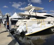 TNT Custom Marine Airship 330 at Fort Lauderdale Boat Show