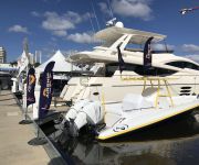 TNT Custom Marine Airship 330 at Fort Lauderdale Boat Show
