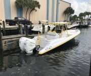 TNT Custom Marine Airship 330 at Fort Lauderdale Boat Show