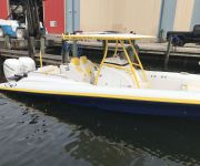 TNT Custom Marine Airship 330 at Fort Lauderdale Boat Show
