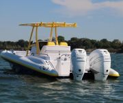 TNT Custom Marine Airship 330 at Fort Lauderdale Boat Show
