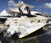 TNT Custom Marine Airship 330 at Fort Lauderdale Boat Show