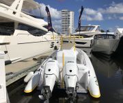 TNT Custom Marine Airship 330 at Fort Lauderdale Boat Show