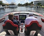 TNT Sea Trials New 340X MTI Twin Mercury 400 Outboard Cat
